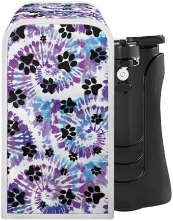 Tie Dye Paw Electric Can Opener Cover