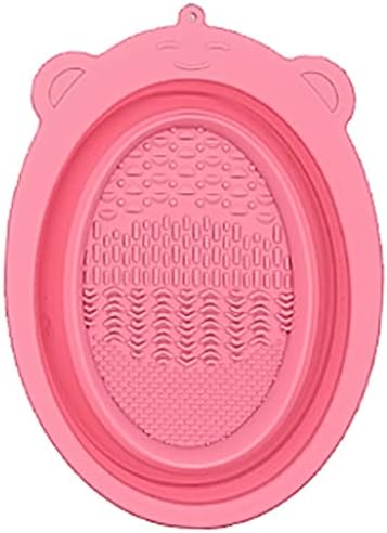 Multifunctional Brush Cleaning Cup Mat Bowl Travel Errors Mat Gift Pink