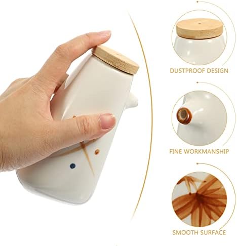 Elegant Ceramic Oil Dispenser for Kitchen Dining