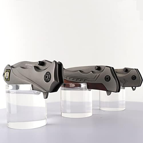WLSANX Transparent Knife Display Rack