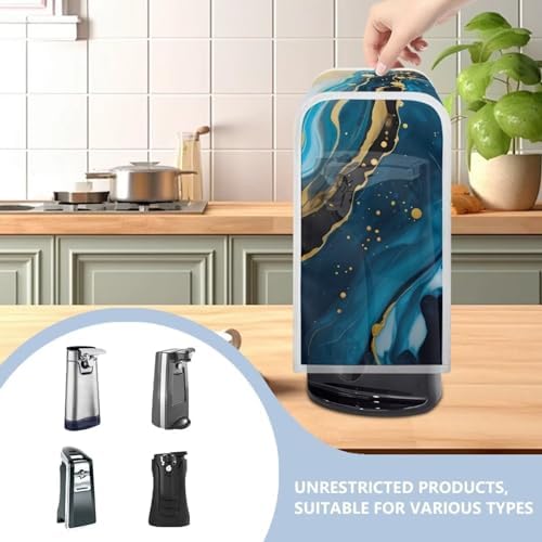 Oamsistay Blue Marble Print Dust Cover for Can Opener