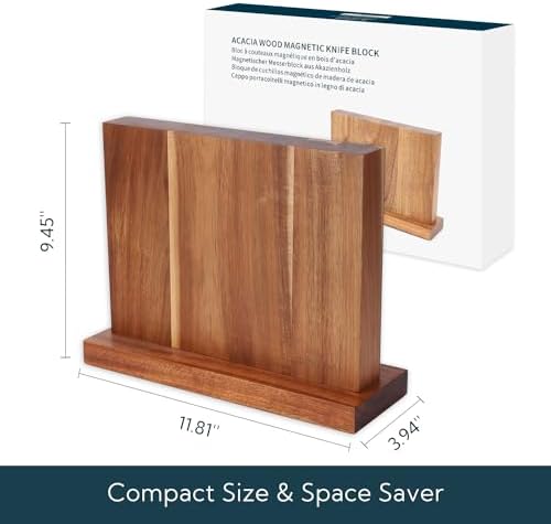 Luxury Acaciawood Knife Block Holder