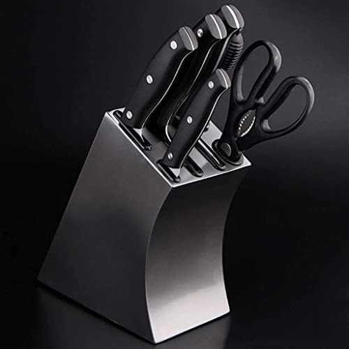 Sturdy stainless steel knife holder for easy storage