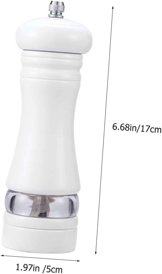 Manual Pepper Mill 6-Inch Set for Sea Salt Shaker