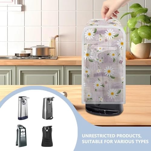 Stylish Daisy Electric Can Opener Dust Cover
