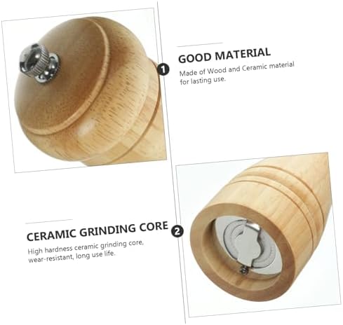 DECHOUS Manual Pepper Mill Set Ceramic Coffee and More