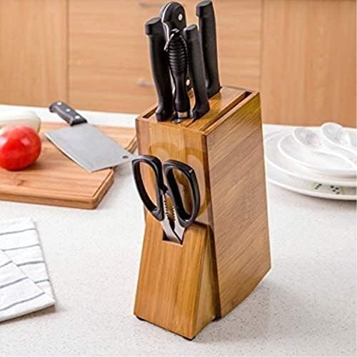 ZAEGO Bamboo Knife Holder Durable Kitchen Tool Storage