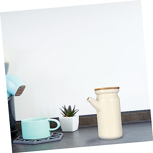 Ceramic Oil Dispenser forOliveVinegarSoy Sauce Easy to Clean