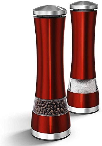 Compact 2-Piece Salt Pepper Grinder Set