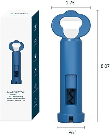 KITCHENDAO 3-in-1 Wine Beer Opener