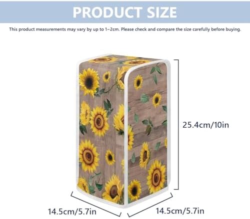 Wooden Sunflower Can Opener Cover for Home Kitchen