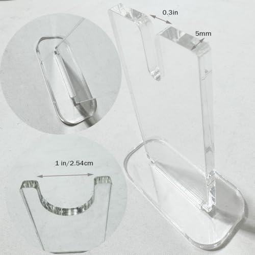 4-Piece Acrylic Knife Display Stand Set
