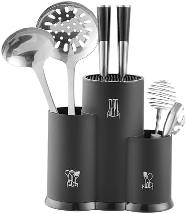 JJOO 3-in-1 Knife Holder Kitchen Organization