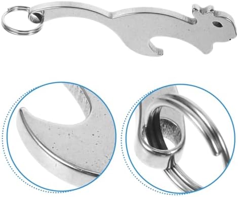 Beverage Bottle Opener with Creative Key Chain Design