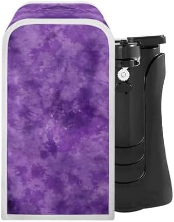 Purple Tie-Dye Can Opener Cover