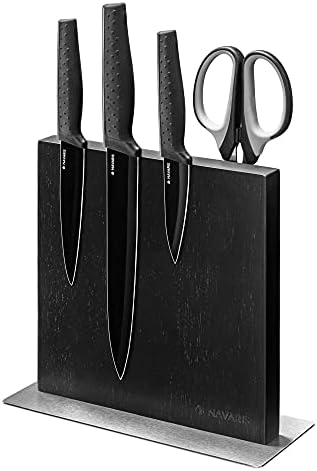Stylish Magnetic Knife Block for Kitchen Storage