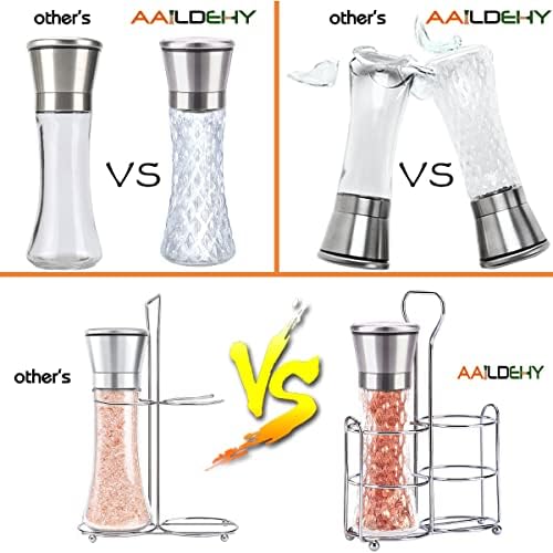 Stainless Steel Salt and Pepper Grinders