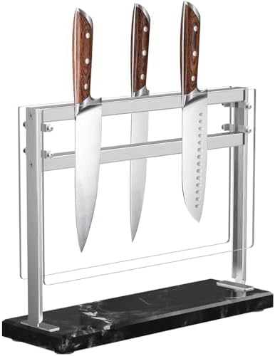 Elegant Magnetic Knife Holder for Kitchen Counter Top