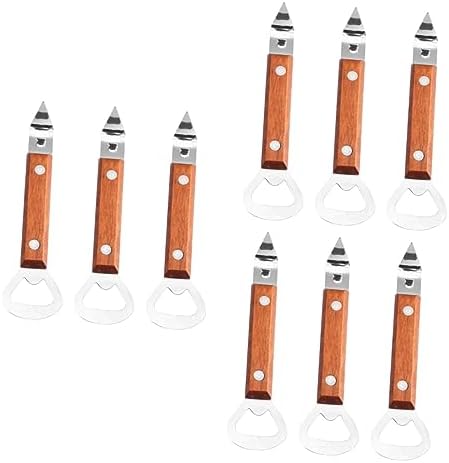 9-Piece Stainless Steel Bottle Can Opener Ergonomic Kitchen Essential