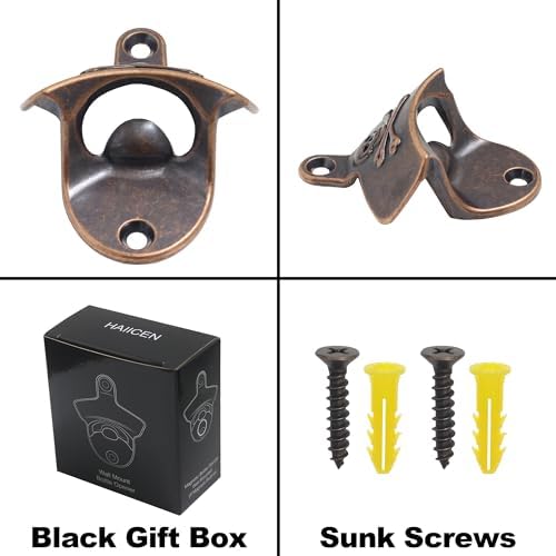 Wall-Mounted Skull Bottle Opener