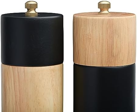 Modern Two-Tone Salt Pepper Mills
