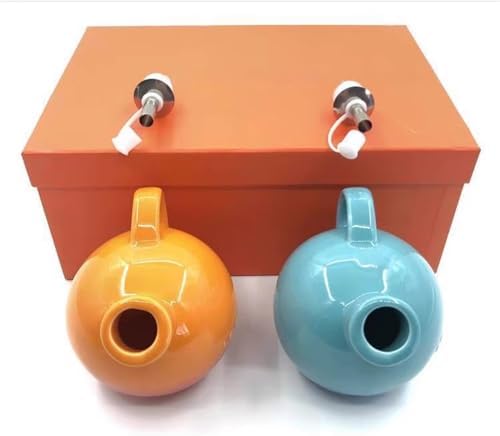 4-in-1 Ceramic Oil Vinegar Dispenser Set