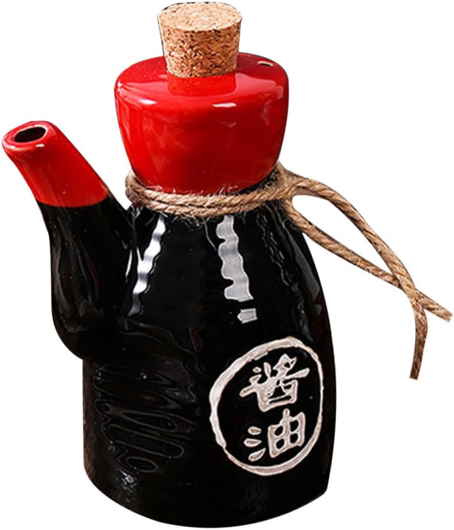 Japanese-Style Ceramic Condiment Bottle 200ml