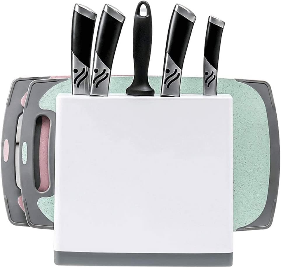Durable Kitchen Knife Holder with Anti-Grip Handles