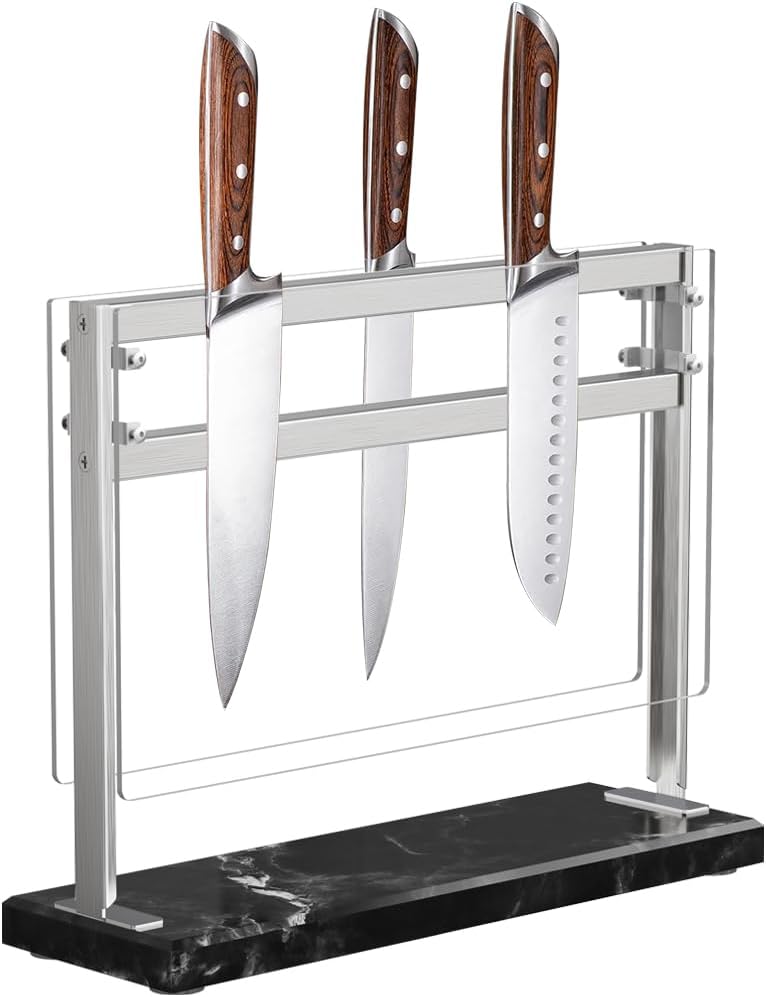 Elegant Magnetic Knife Holder for Kitchen Counter Top