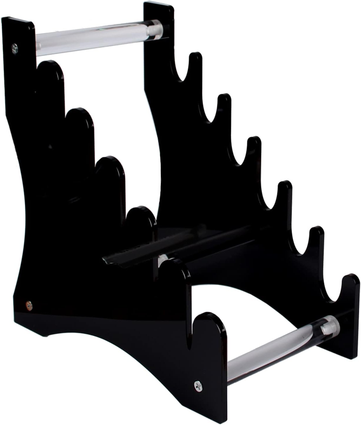 10-in-1 acrylic knife holder black