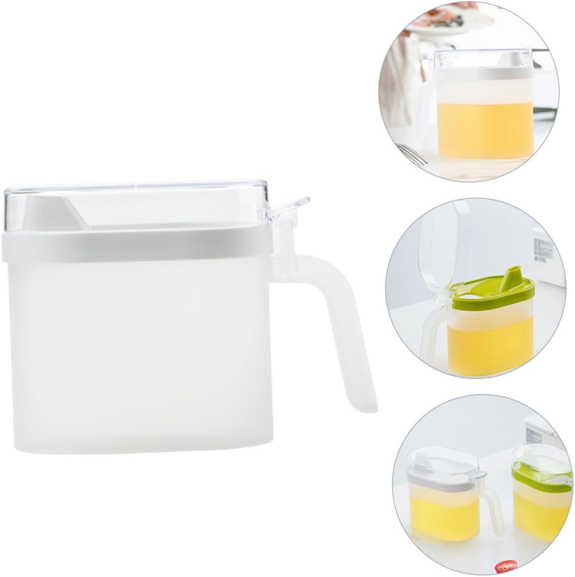 Zerodeko Plastic Oil Can Oil Sprayer Dispenser Time-Saving for Cooking uding