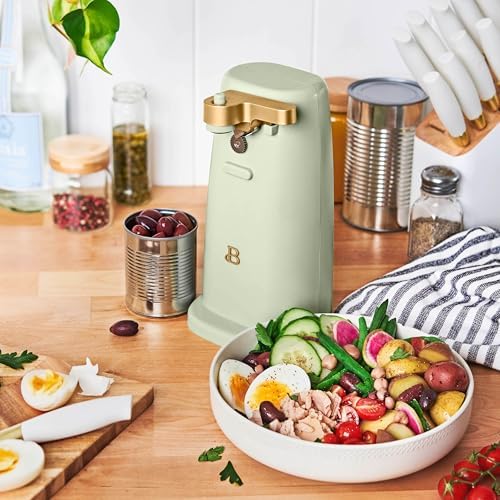 Electric Can Opener with Stainless Steel Blade