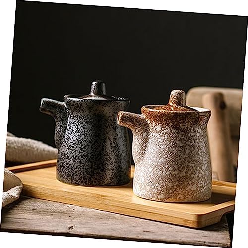 Perfect Oil Dispenser for Home Restaurant Japanese Style Ceramic Pot