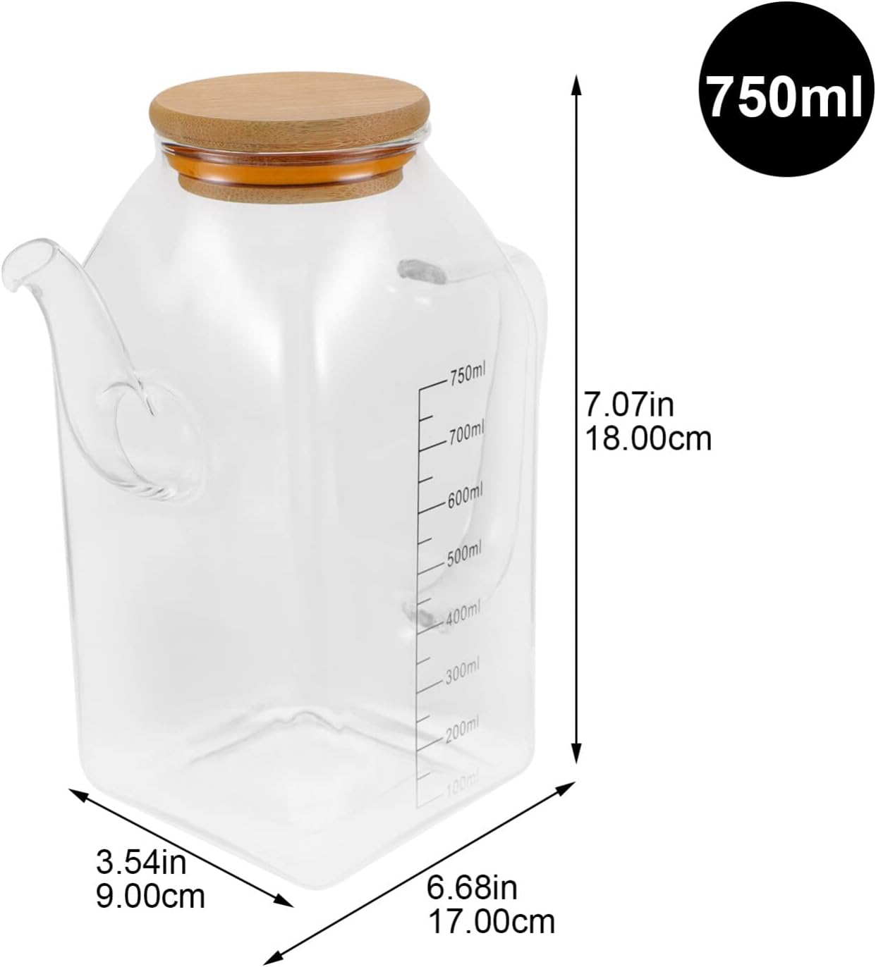 Portabyrinns Glass Oil Dispenser