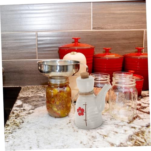 Sturdy Ceramic Oil Dispenser for Soy Sauce Vinegar