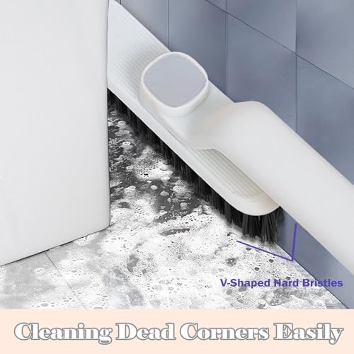 6PCS Hard Bristled Crevice Cleaning Brush Set for Kitchen and Bathroom