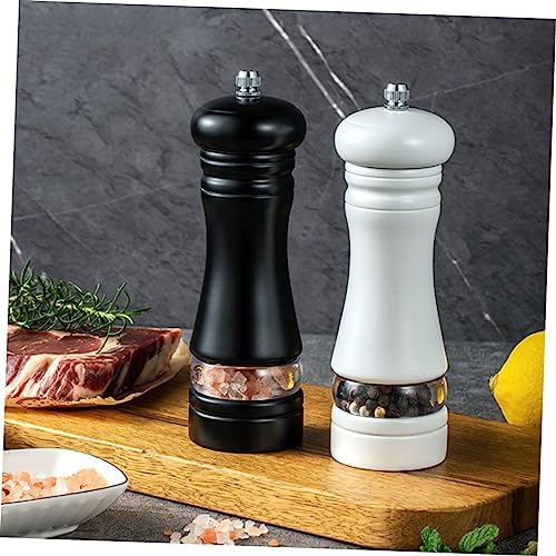 Manual Pepper Mill 6-Inch Set for Sea Salt Shaker
