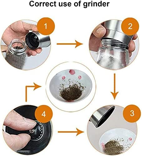 SEFAX Salt and Pepper Grinder Set