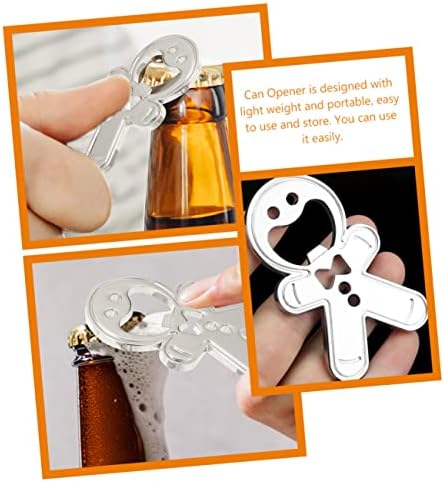 Cabilock 2pcs Zinc Alloy Bottle Opener Keychain