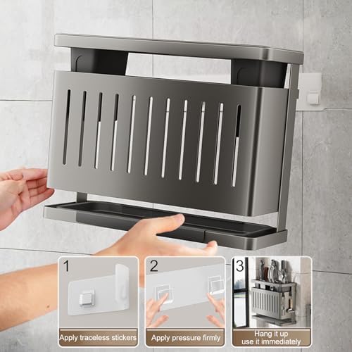 Wall-Mounted Knife Block Holder