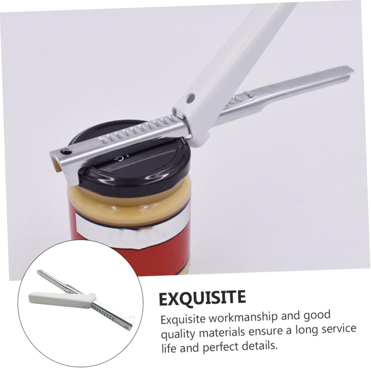 2-Piece Can Wine Opener Adjustable stainless steel Bin Opener Keychain