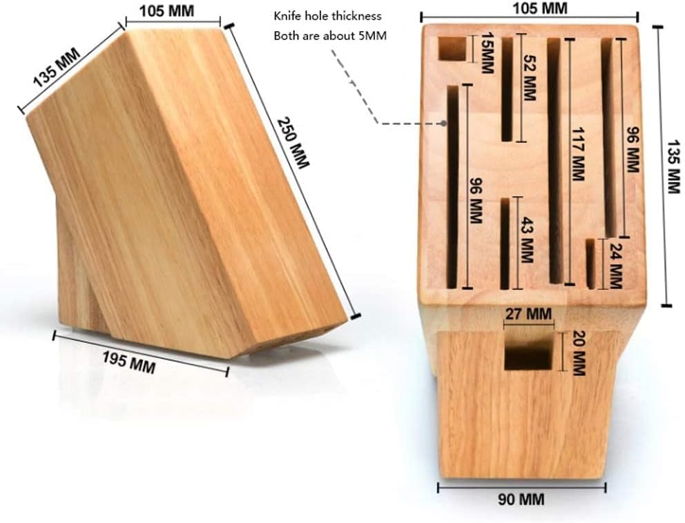 Durable and Long Lasting Kitchen Knife Holder with Ventilating Holes