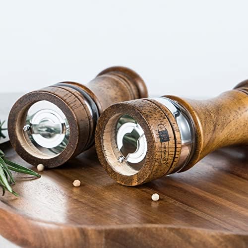 Adjustable Salt and Pepper Mill Set by JF JAMESF