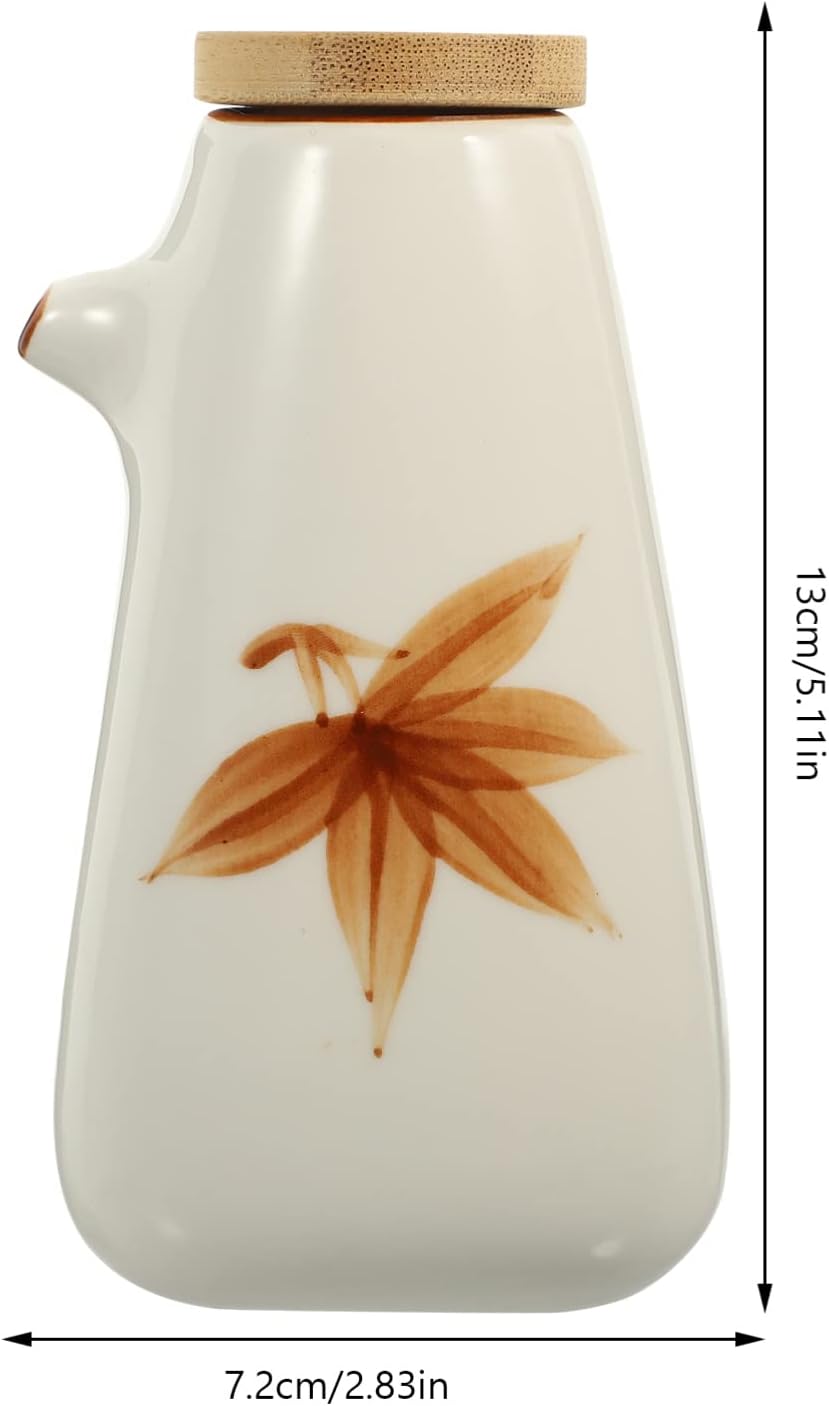 Elegant Ceramic Oil Dispenser for Kitchen Dining