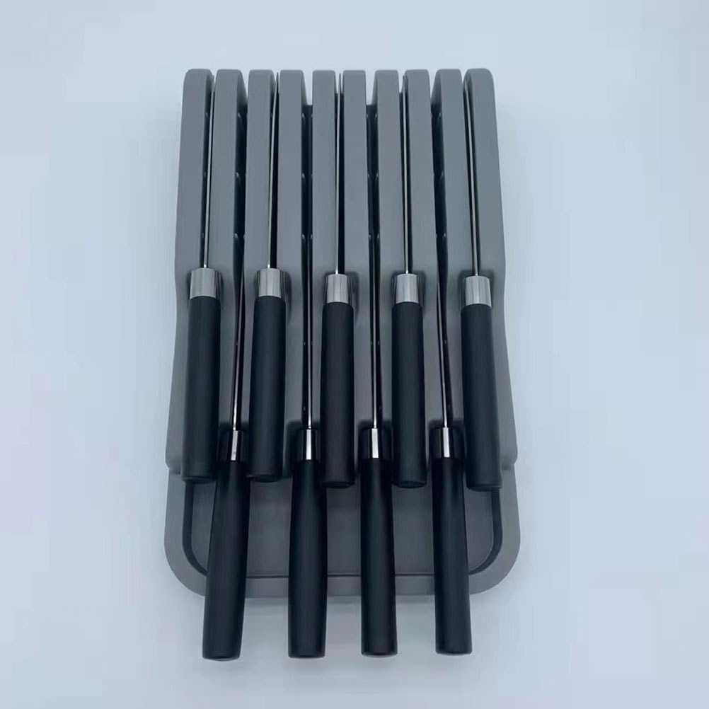 PACKOVE Sharp Durable Kitchen Knife Block
