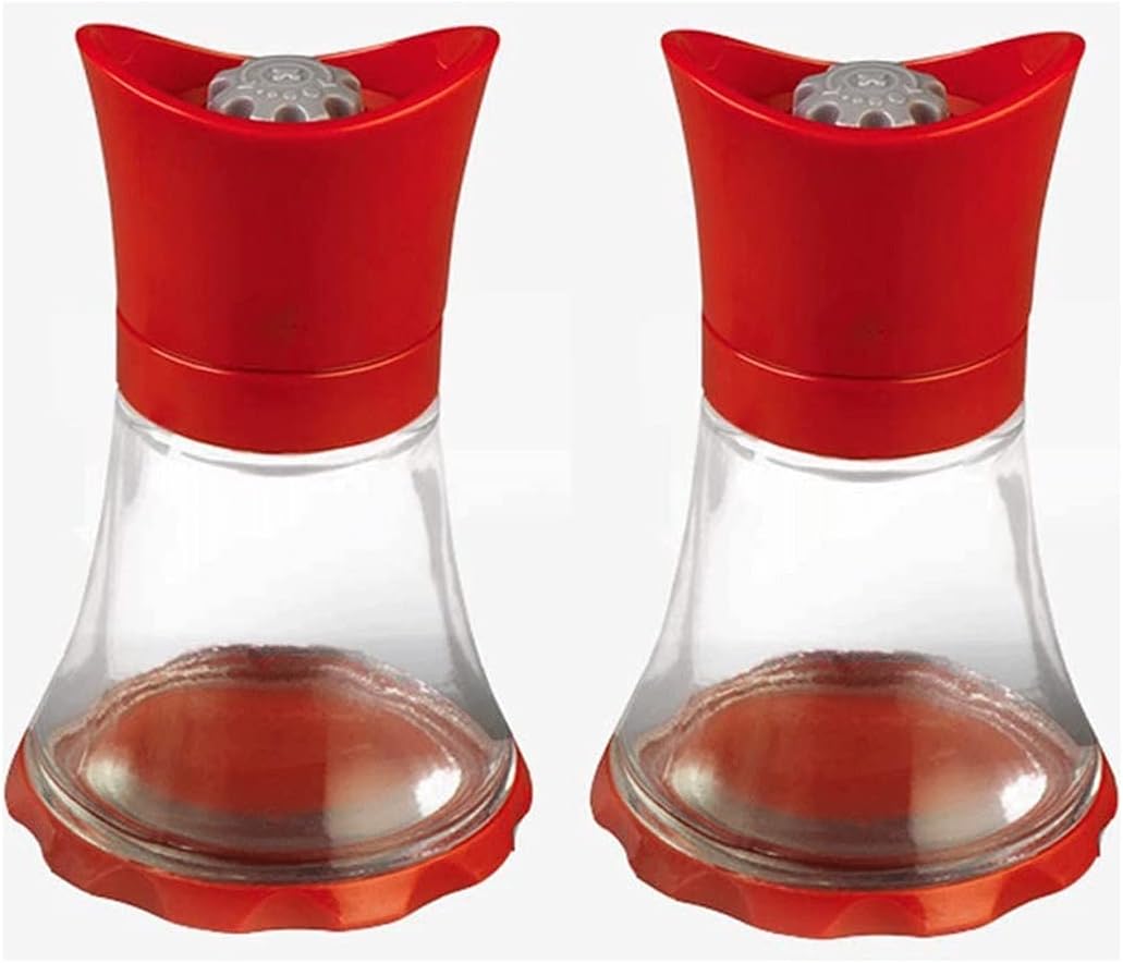 Salt and Pepper Mill Set Adjusted Coarseness Manual Salt and Pepper Grinder Set