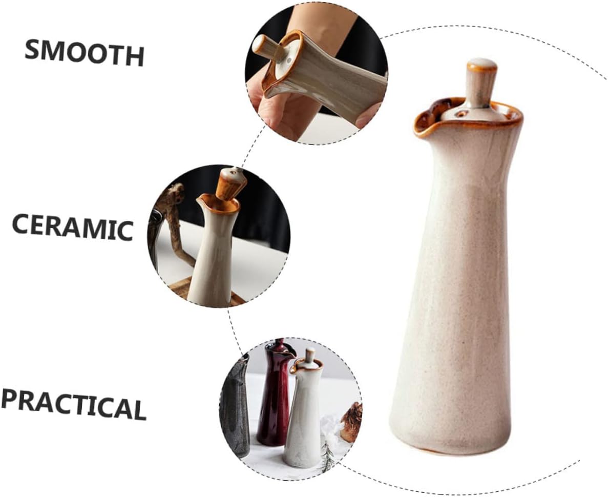 Japanese Pottery Oil Bottle Dispenser