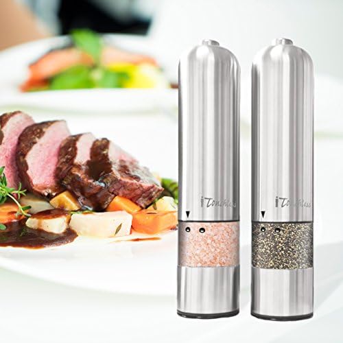 Strong Salt and Pepper Compact Design Stainless Steel