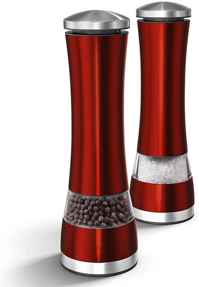 Compact 2-Piece Salt Pepper Grinder Set