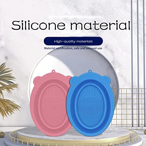 Multifunctional Brush Cleaning Cup Mat Bowl Travel Errors Mat Gift Pink